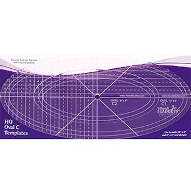 Handi Quilter Oval C Ruler