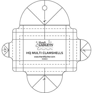 Handi Quilter Mini Clamshell Ruler