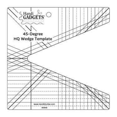 Handi Quilter 45 Degree Wedge Ruler