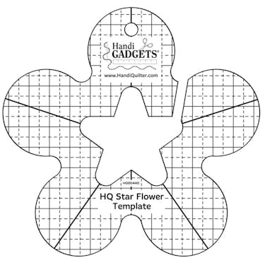 Handi Quilter Star Flower Ruler