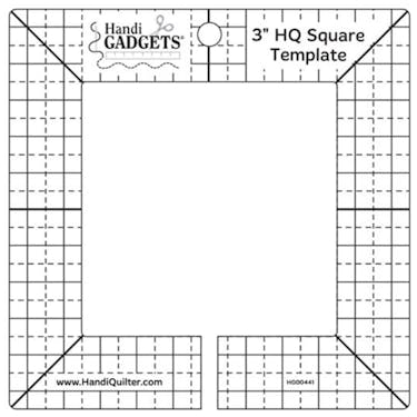 Handi Quilter 3 inch Square Ruler