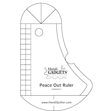 Handi Quilter Peace Out Ruler