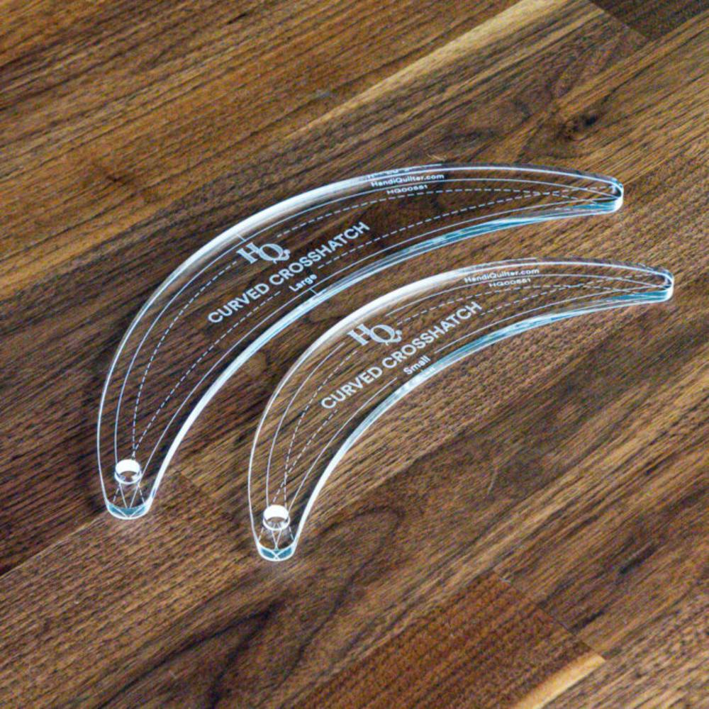 Handi Quilter Curved Crosshatch Rulers Set of 2