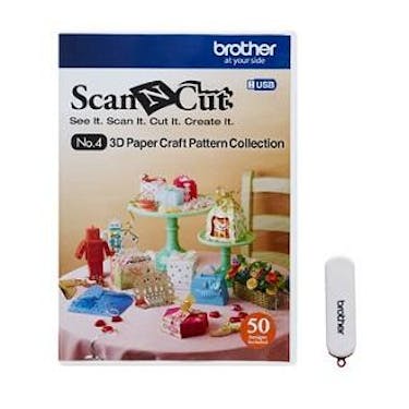 Brother USB 3D Paper Craft Pattern Collection (No. 4)