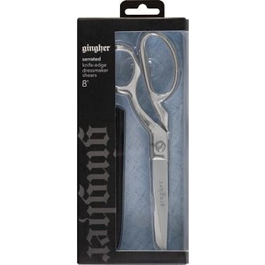 Gingher 8 inch Blunt-tip Serrated Knife-edge Dressmaker Shears