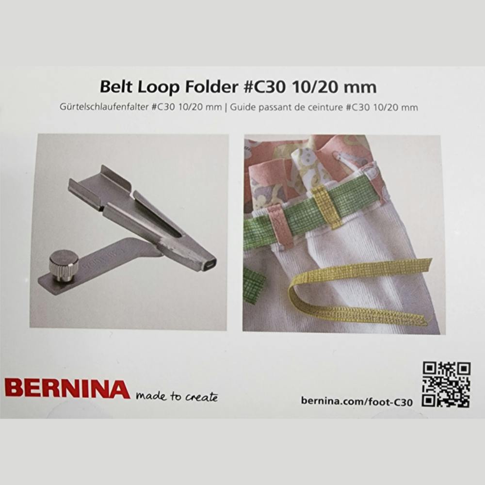 Bernina Belt Loop Folder #C30 10/20mm