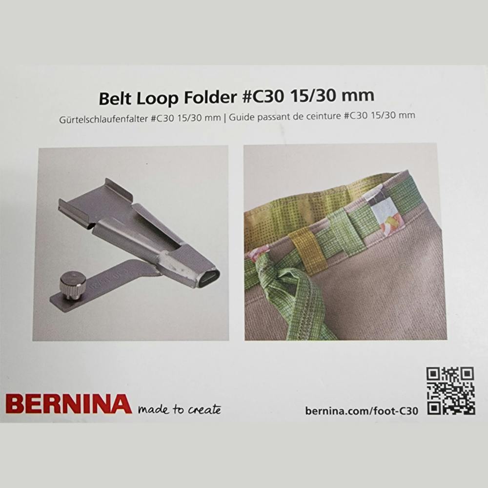 Bernina Belt Loop Folder #C30 15/30mm