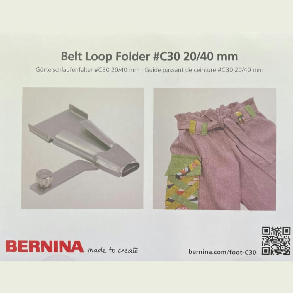 Bernina Belt Loop Folder #C30 20/40mm