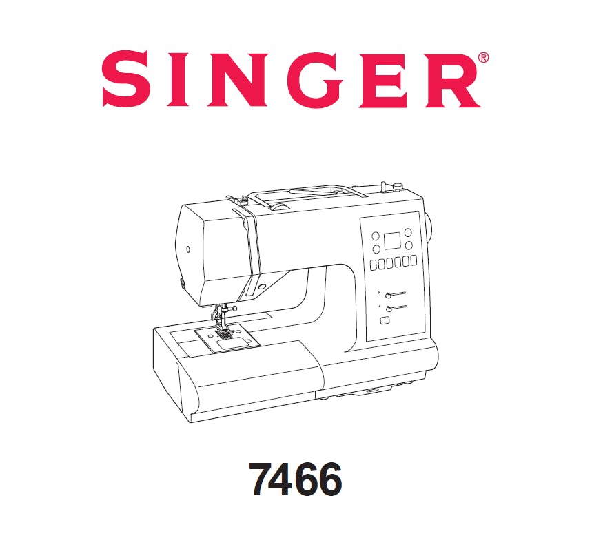 Singer 7466 Instruction Manual