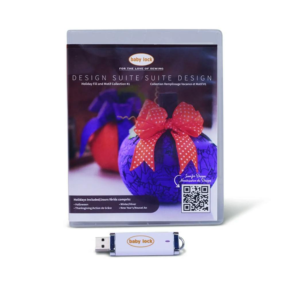Baby Lock Design Suite Holiday Fill and Motif Collection 1