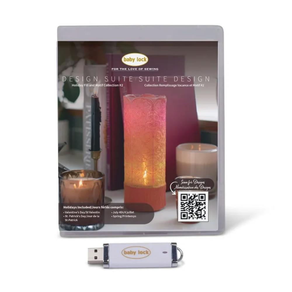 Baby Lock Design Suite Holiday Fill and Motif Collection 2