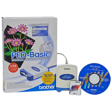 brother ped basic embroidery software