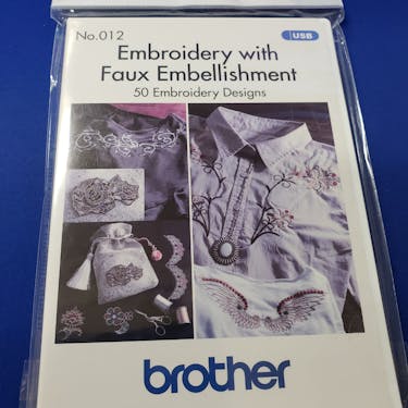 Brother Embroidery with Faux Embellishment