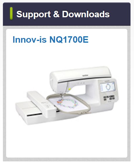 Brother Innov-is NQ1700E Updates