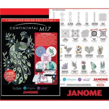 Janome Continental M17 Hi-Definition Embroidery & Quilting
