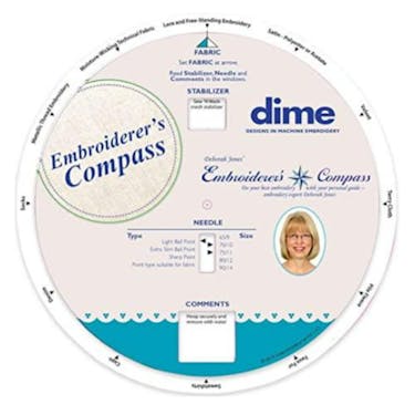 dime Embroiderer's Compass