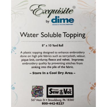 Exquisite Water Soluble Topping 8