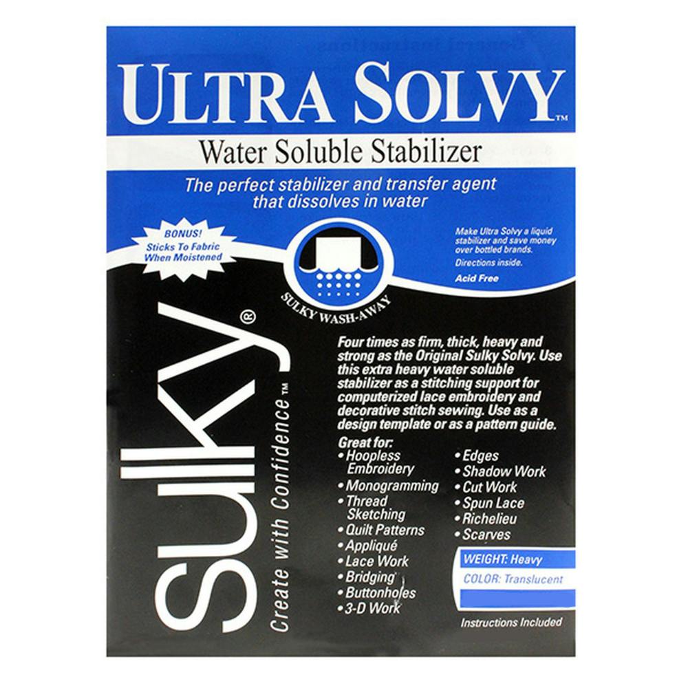 Sulky Ultra Solvy Water Soluble Stabilizer