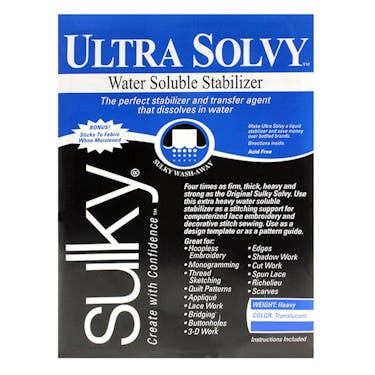 Sulky Ultra Solvy Water Soluble Stabilizer