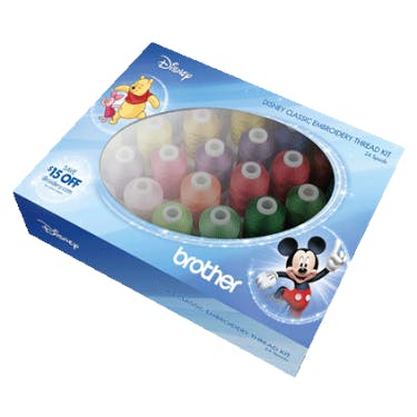 Brother Disney Classic Embroidery Thread Kit