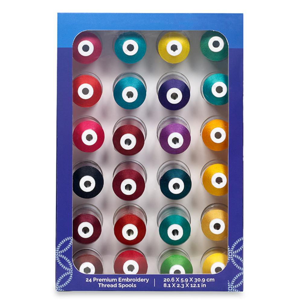 Brother Jewel Tone Embroidery Thread Kit