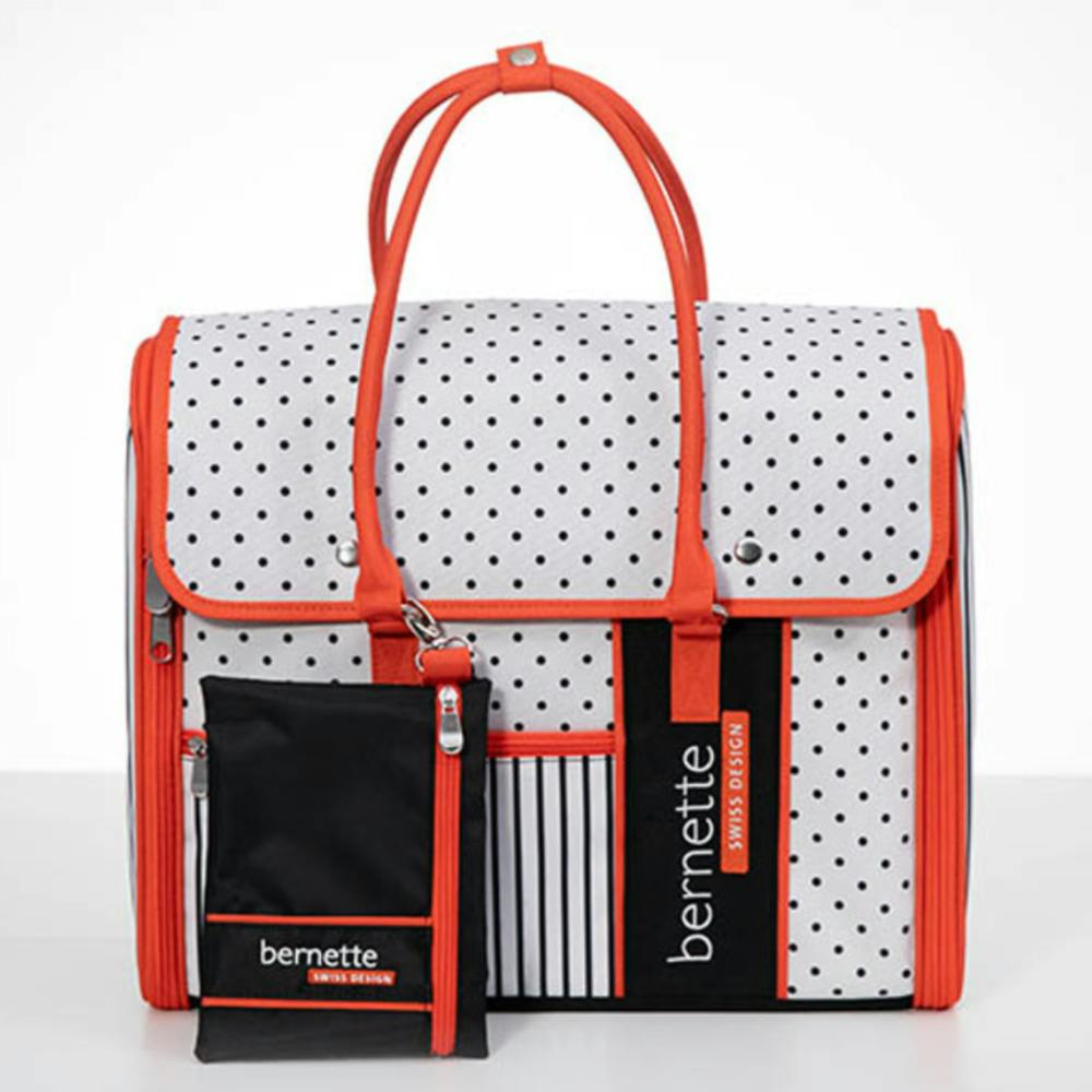 Bernette Polka Dot Machine tote